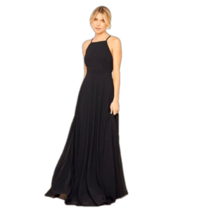 NWOT Small Lulus Black Maxi Dress